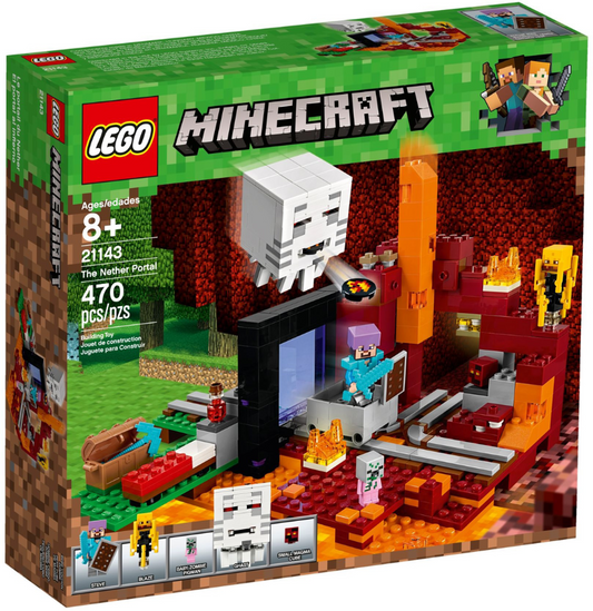 LEGO Minecraft The Nether Portal Set #21143 BRAND NEW in Box