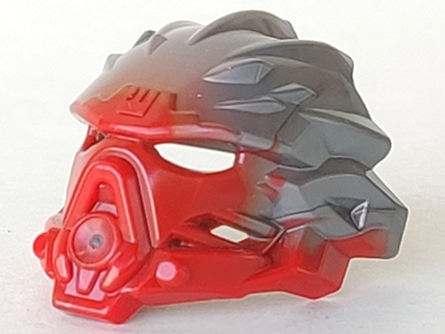 LEGO Bionicle Mask of Fire (Unity) - Red and Flat Silver