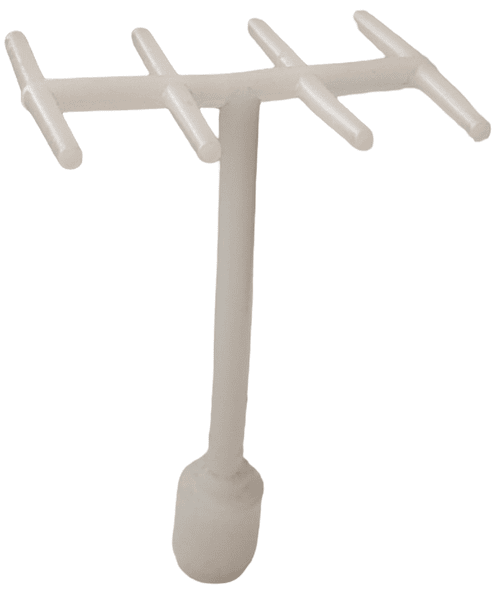 LEGO Vintage Antenna with Spokes - Milky White