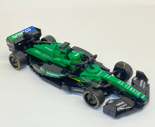 LEGO Speed Champions Aston Martin Aramco F1 AMR24 Set #77245 As Pictured