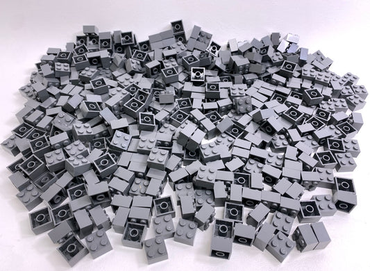 LEGO Dark Bluish Grey Brick 2x2 Huge Bag of Bricks! AS NEW!