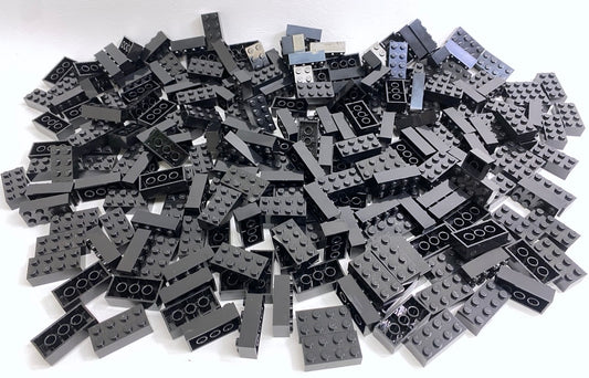 LEGO Black Brick 2x4 Huge Bag of Bricks! AS NEW!