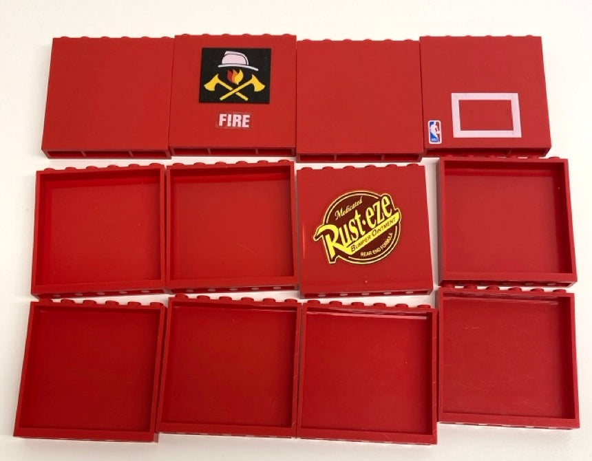 LEGO Red Panel and Brick Fun Pack 1x6x5