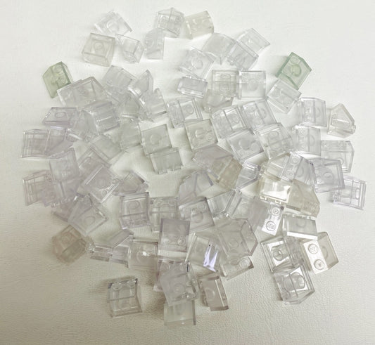 LEGO Trans Clear Slope 45 2x2 Fun Pack