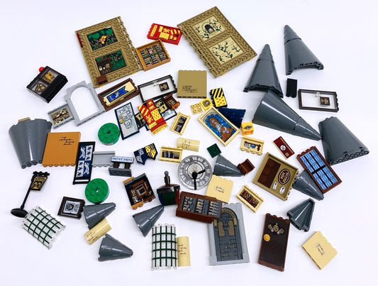 LEGO Harry Potter Hogwarts Fun Pack Mixed Roof Turrets Tiles Panels Bricks and More