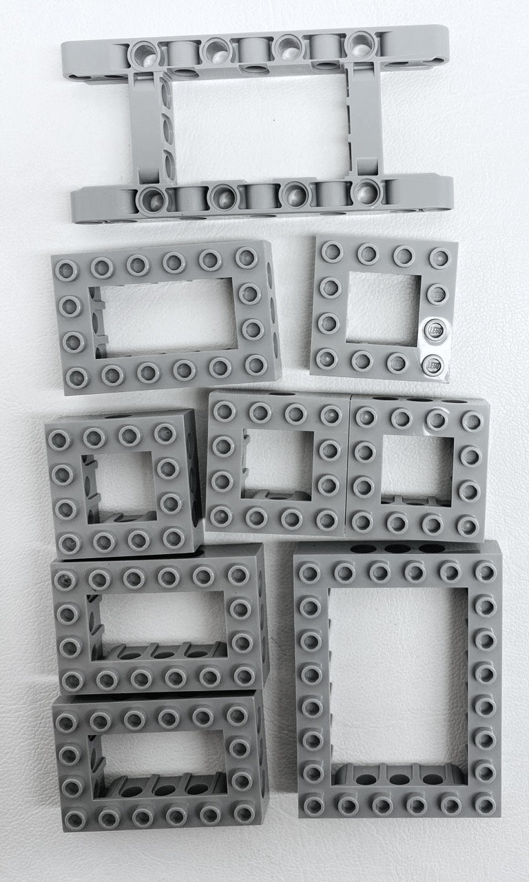 LEGO Technic Light Bluish Grey Open Brick Fun Pack Mixed Sizes