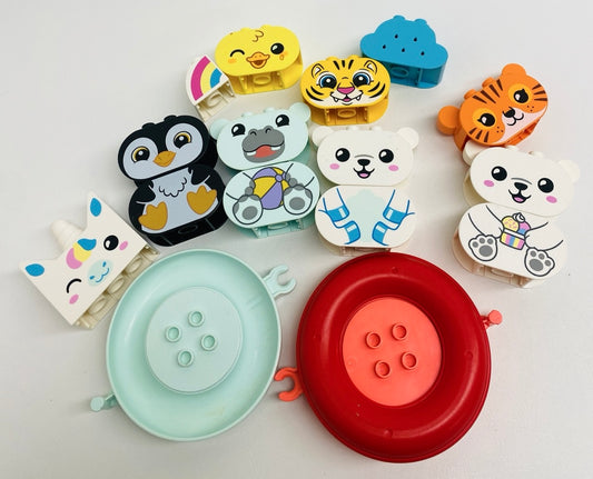 LEGO Duplo Animal Bricks and Bath Rings Fun Pack
