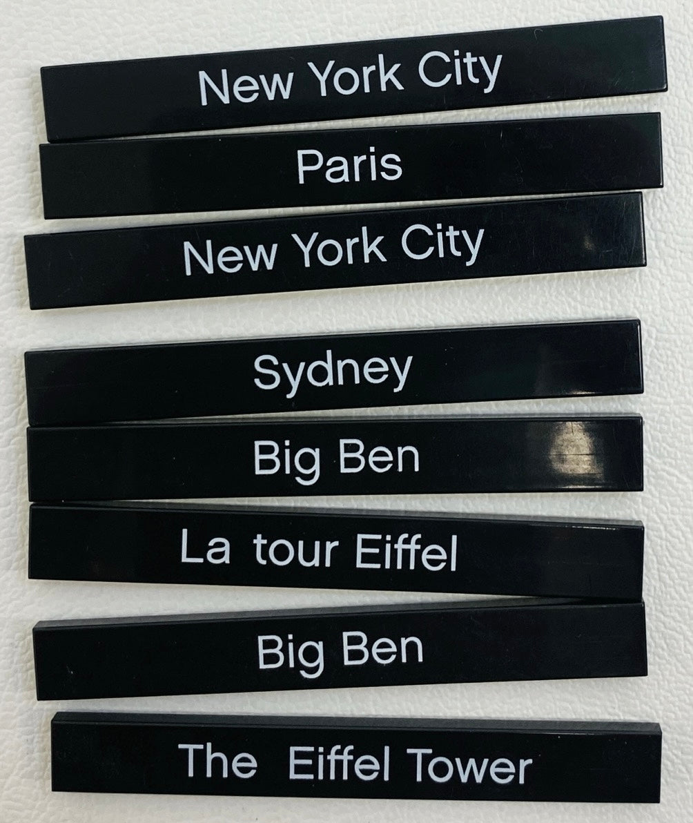 LEGO Architecture Printed Tiles Mixed Fun Pack - Includes Hard to Find 'Sydney' Tile