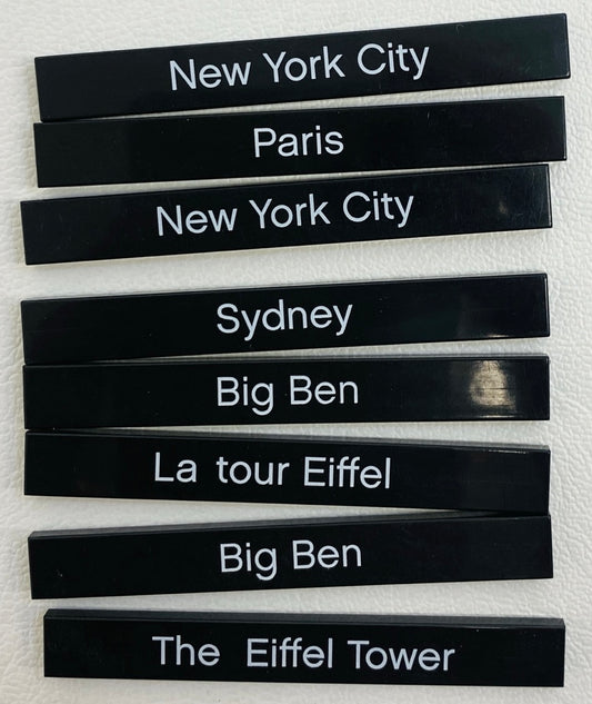 LEGO Architecture Printed Tiles Mixed Fun Pack - Includes Hard to Find 'Sydney' Tile