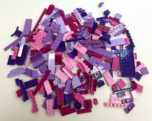 LEGO Pink and Purple Fun Pack Mixed Bricks Plates Slopes and More