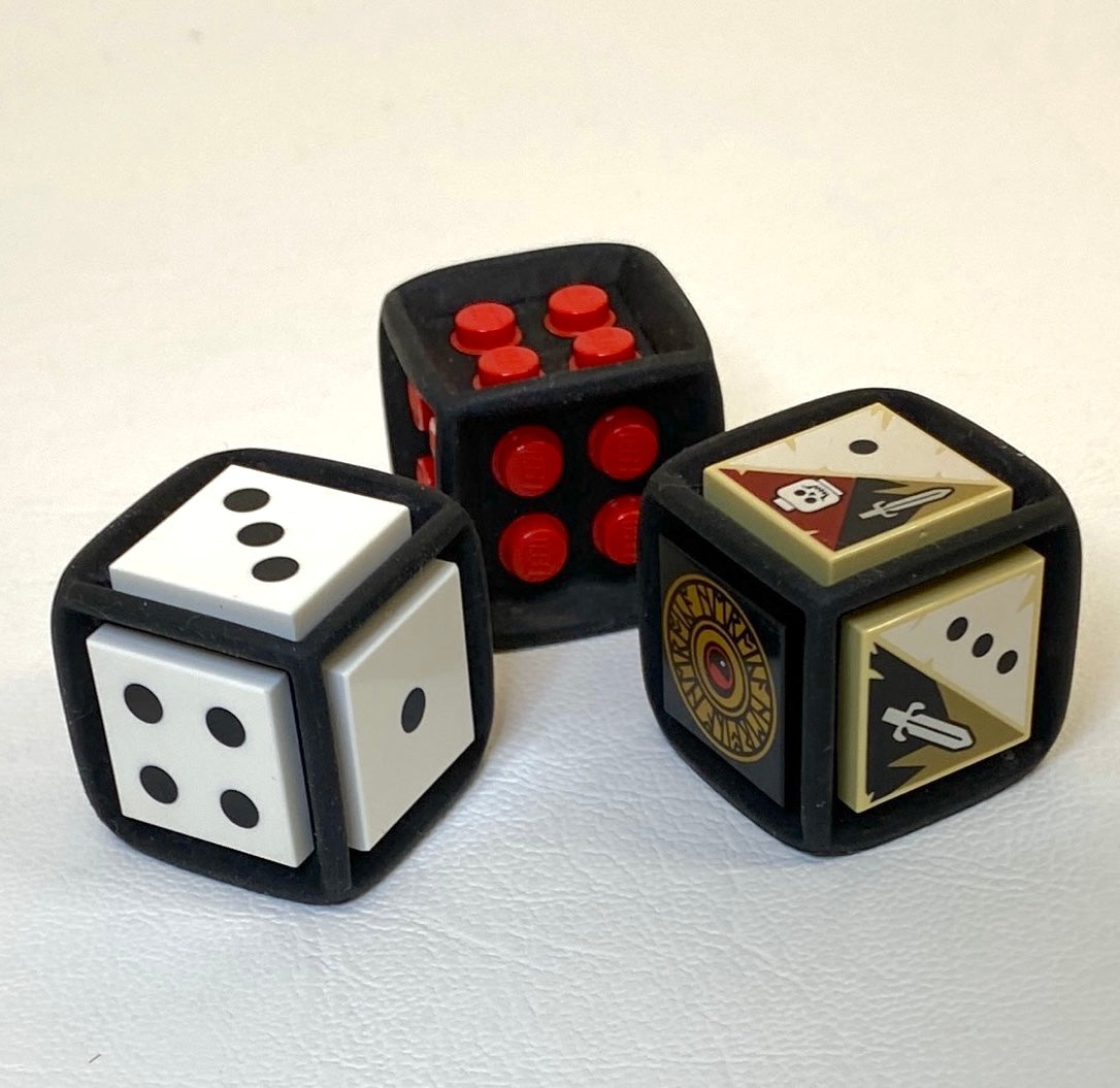 LEGO Game Dice Fun Pack of 3 with Mixed Tiles