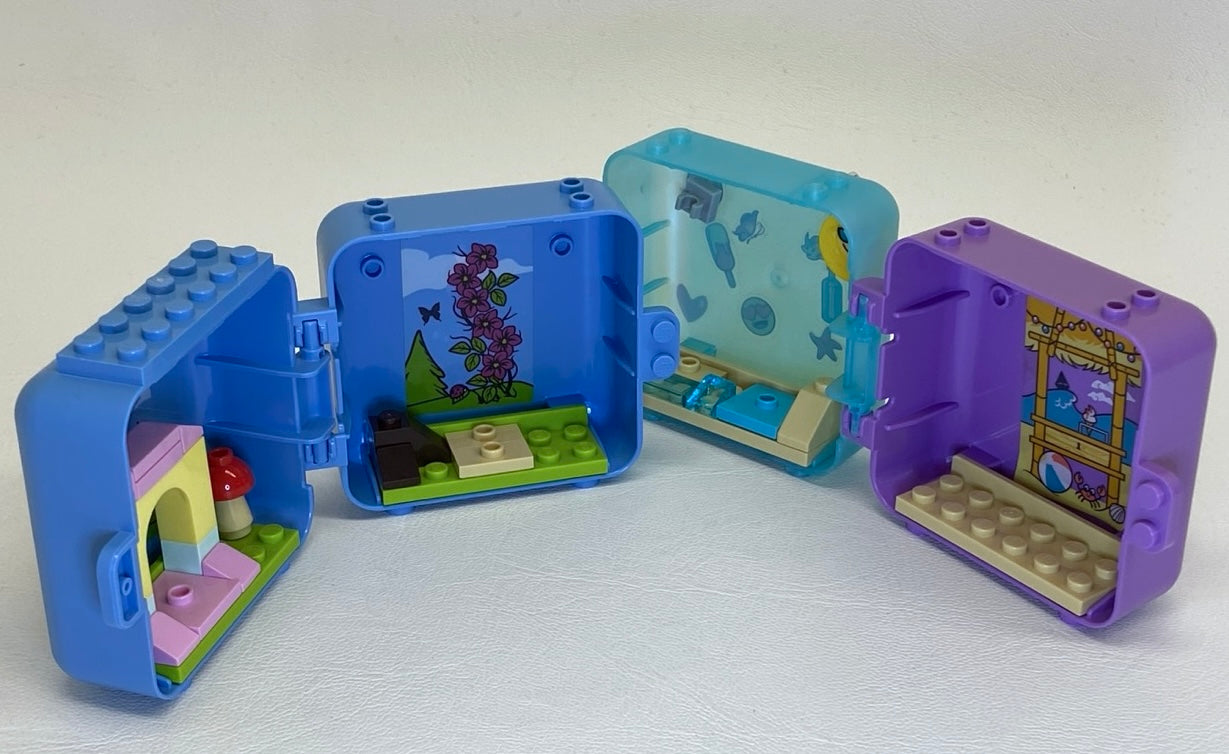 LEGO Friends Play Cubes Fun Pack Mixed Colours Box Container