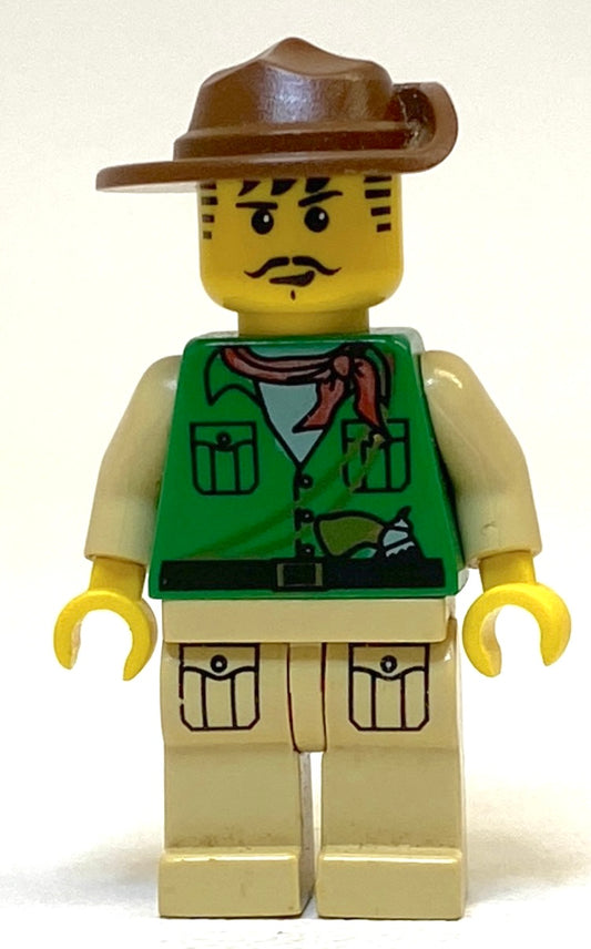 LEGO Adventurers Johnny Thunder Minifigure (Marked)