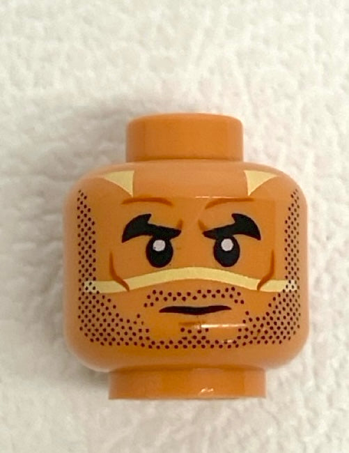 LEGO Star Wars Head for Quinlan Vos Minifigure (Marked)
