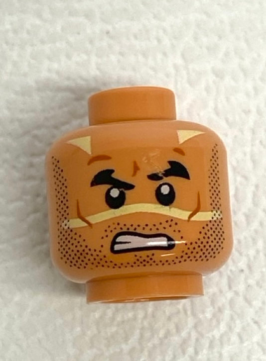 LEGO Star Wars Head for Quinlan Vos Minifigure (Marked)