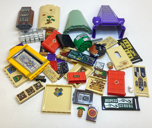 LEGO Harry Potter Hogwarts Fun Pack Mixed Pieces Tiles Panels Mirrors and More