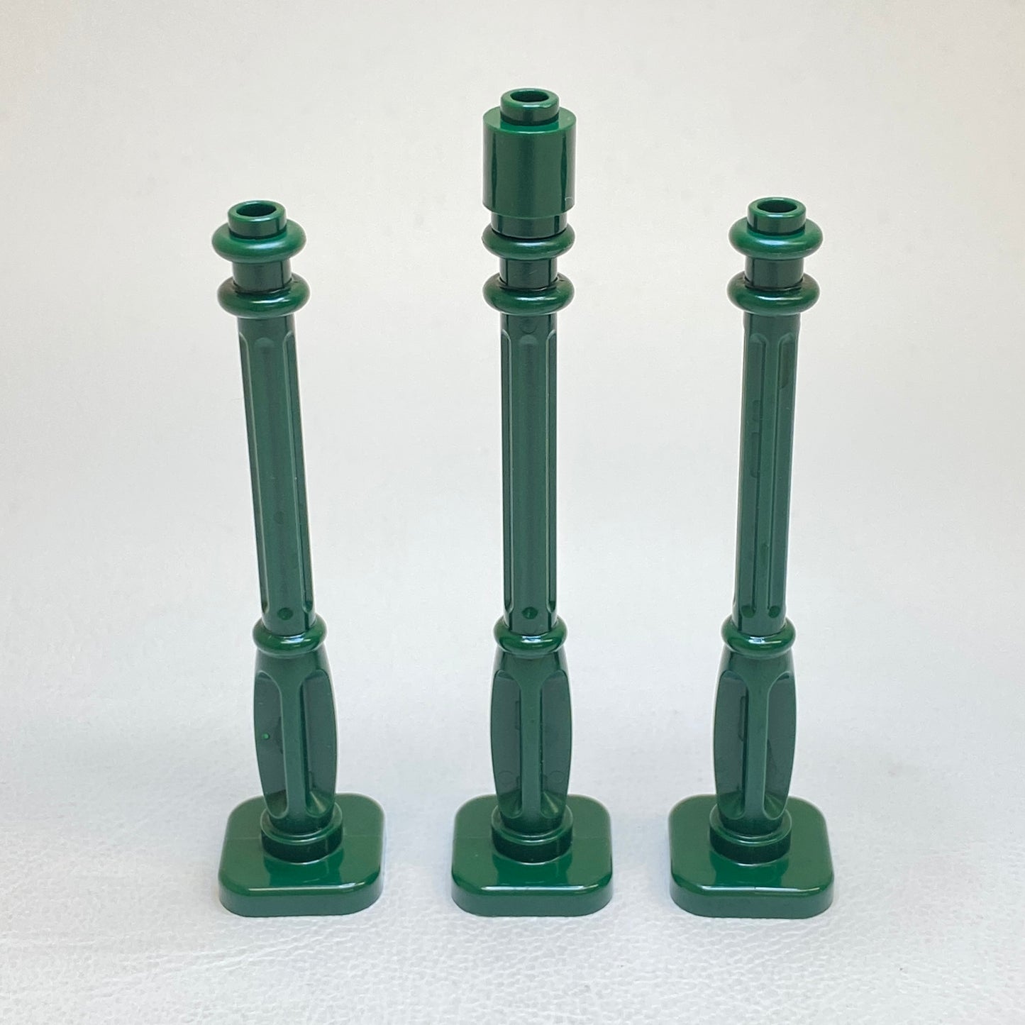 LEGO Lamp Post Pack of 3 Dark Green