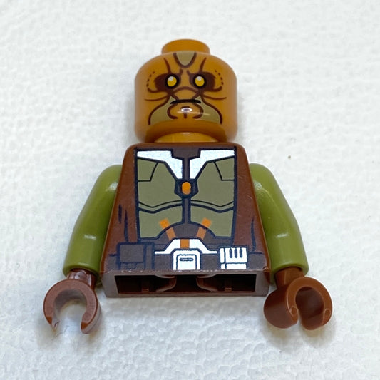 LEGO Star Wars Jedi Knight Kao Cen Darach Minifigure (Without Legs or Horns)