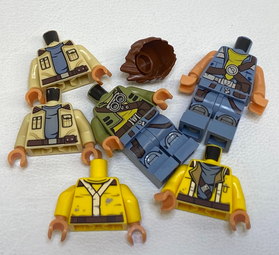 LEGO Star Wars Freemaker Adventures Fun Pack Mixed Minifigure Pieces - Kordi / Zander / Rowan