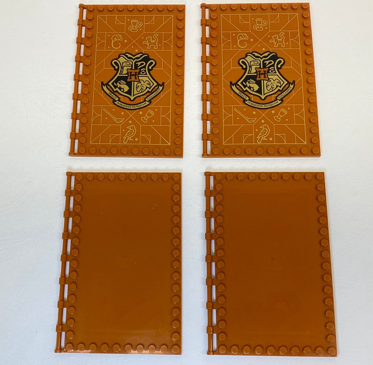 LEGO Harry Potter Dark Orange Book Cover Tile 10x16 Fun Pack