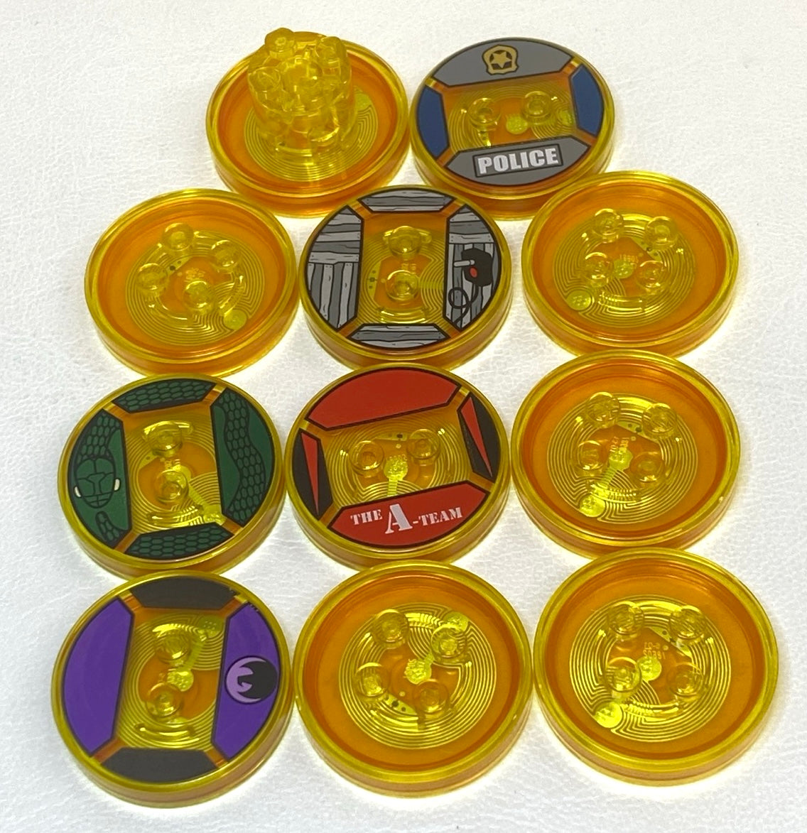 LEGO Dimensions Tag Fun Pack Trans Yellow Mixed Adventure Time Chase McCain Teen Titans A-Team Harry Potter