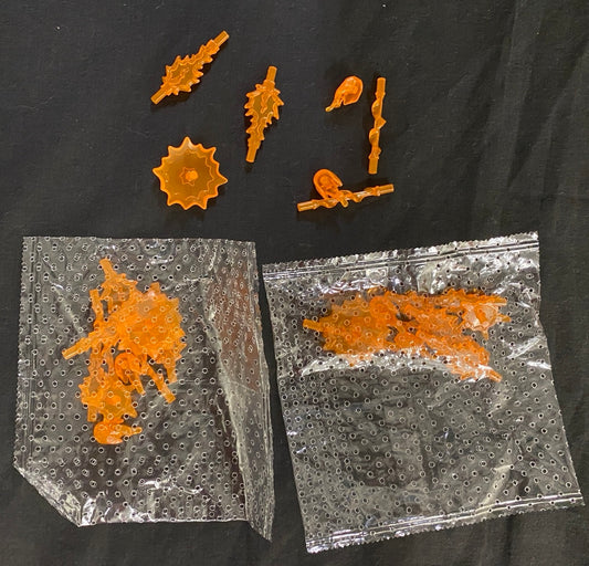 LEGO Trans Orange Energy Effects Power Bursts BRAND NEW Fun Pack