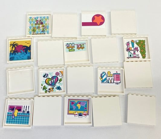 LEGO Panel 1x6x5 Pack of 19 White