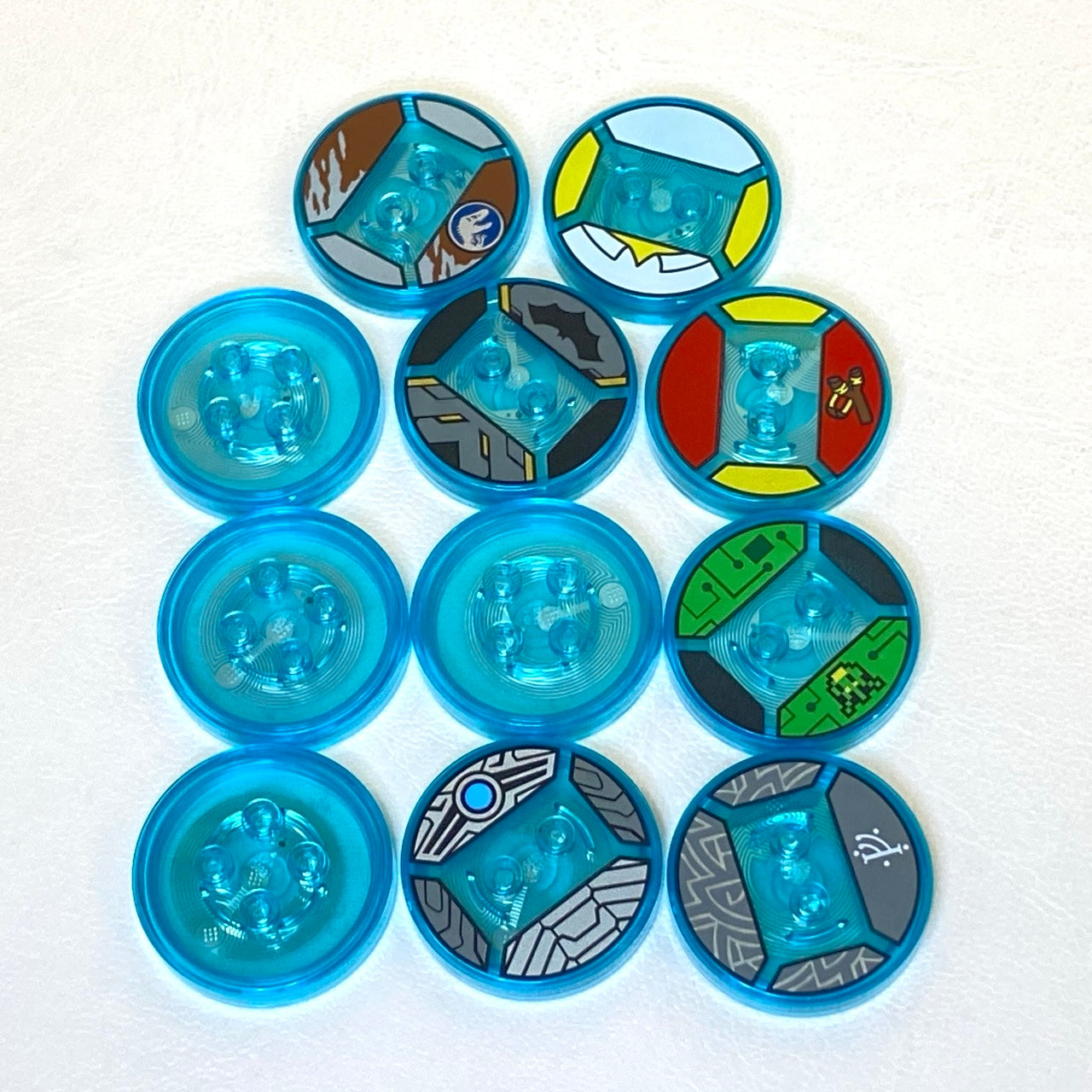 LEGO Dimensions Tag Fun Pack Trans Light Blue - Midway Arcade - Simpsons - Jurassic World- Doctor Who - Batman - Lord of the Rings (Copy)