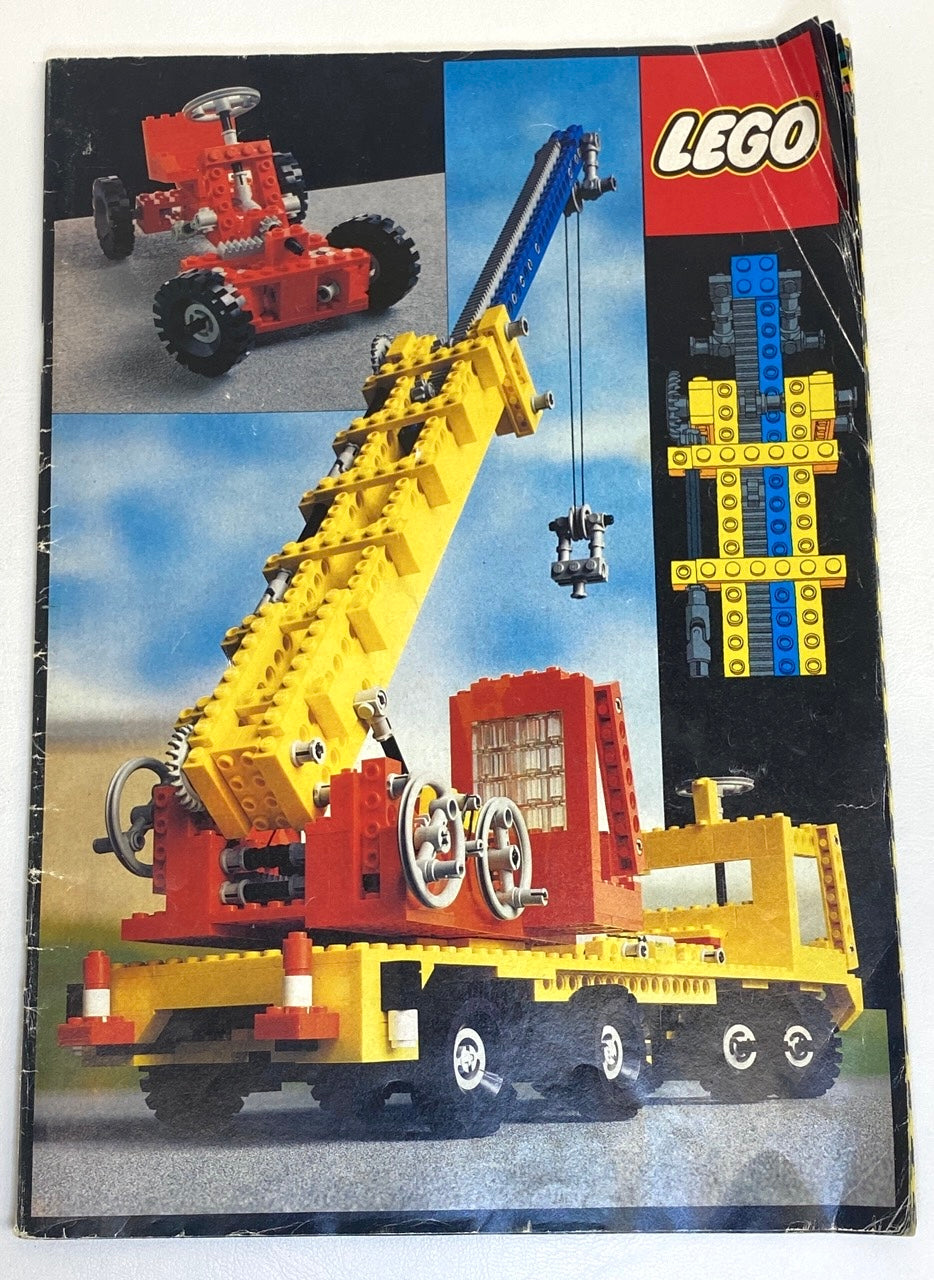 LEGO Technic Vintage Instructions for Set #8860 Car Chassis with Attached Ideas Book