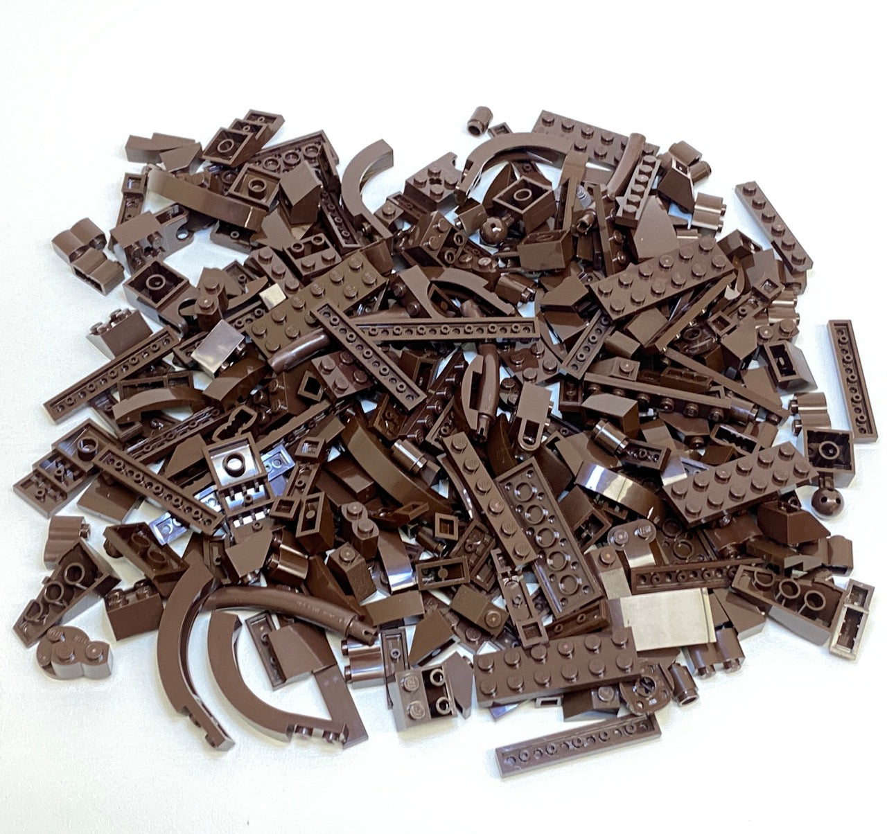 LEGO Dark Brown Fun Pack Mixed Pieces Bricks Slopes Plates and More