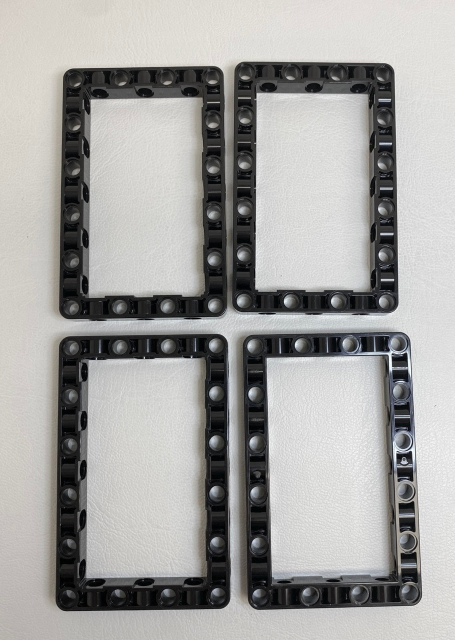 LEGO Technic Liftarm Open Frame 7x11 Pack of 4 Black