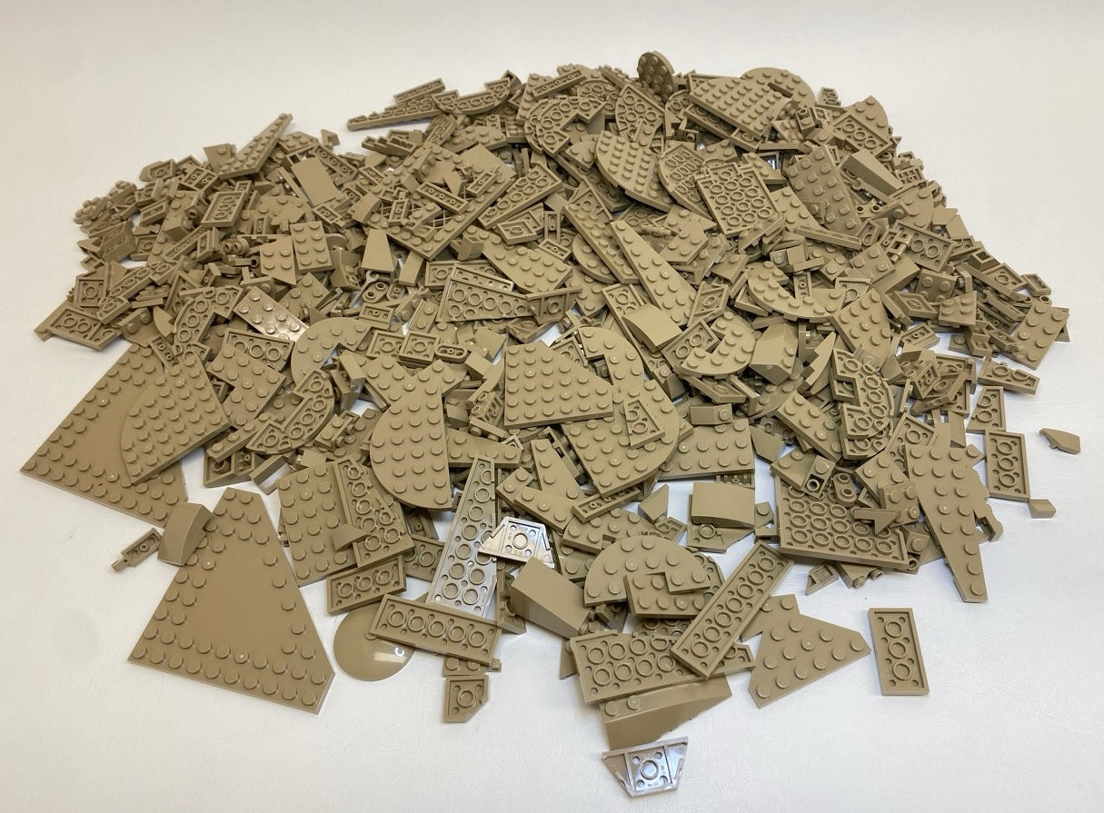LEGO Dark Tan Fun Pack Mixed Pieces Bricks Slopes Plates and More