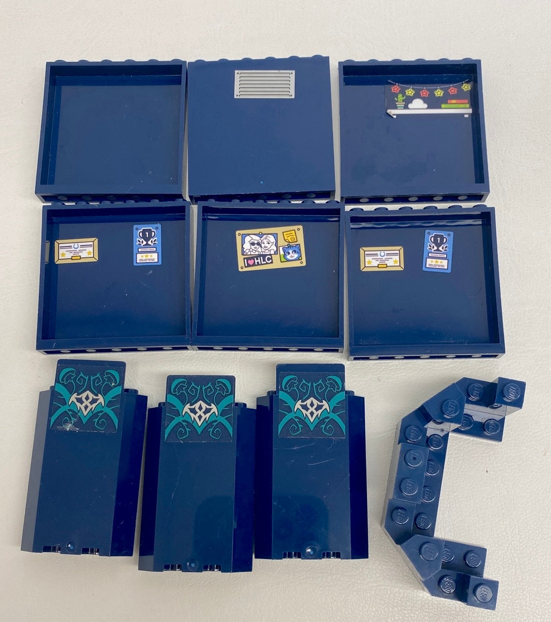 LEGO Dark Blue Castle Pieces Fun Pack Wall Panels Turret Top Arches - Elves Dreamzzz LEGO Movie