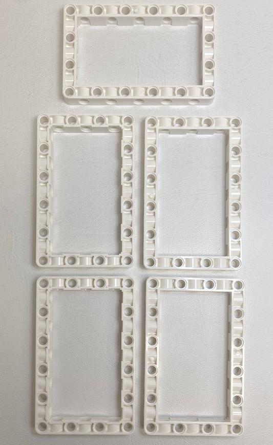 LEGO Technic Liftarm Open Frame 7x11 Pack of 5 White (Copy)