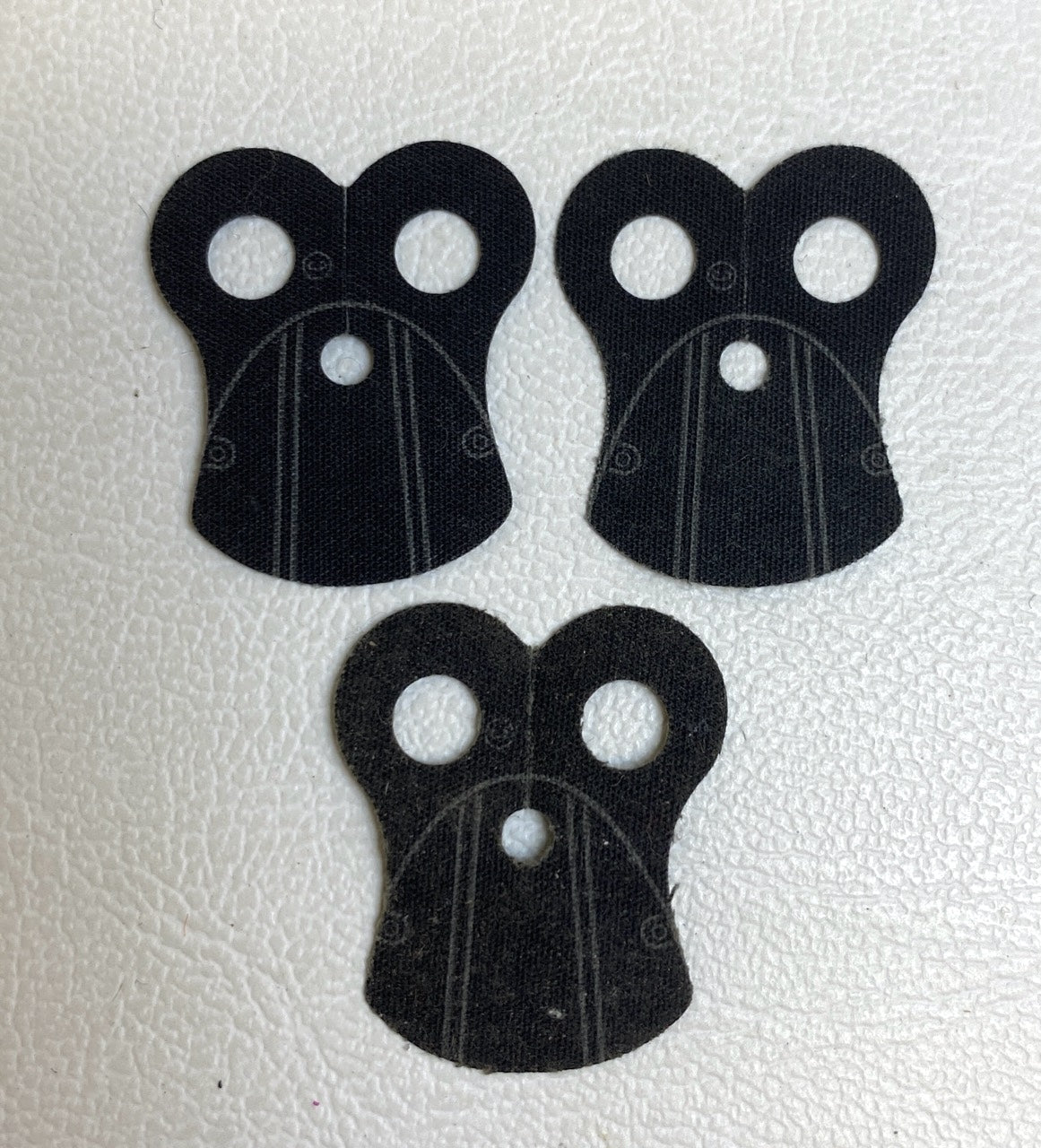 LEGO Star Wars Cloth Sandtrooper / Death Trooper Pauldrons Pack of 3 Black