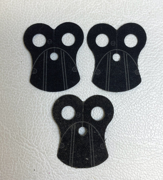 LEGO Star Wars Cloth Sandtrooper / Death Trooper Pauldrons Pack of 3 Black