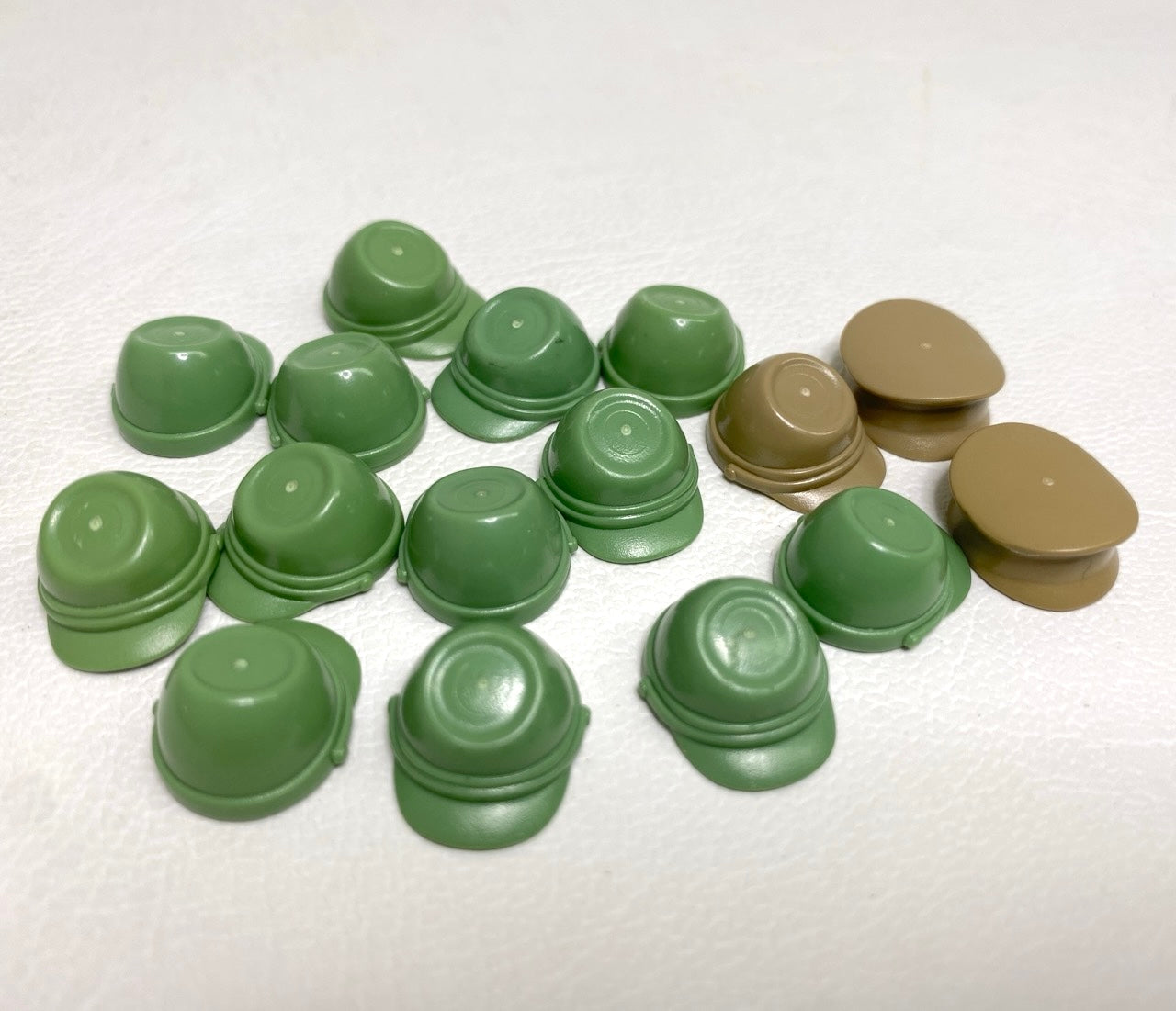 LEGO Indiana Jones Minifigure Soldier Hats / Caps / Kepis Fun Pack - Dark Tan / Sand Green