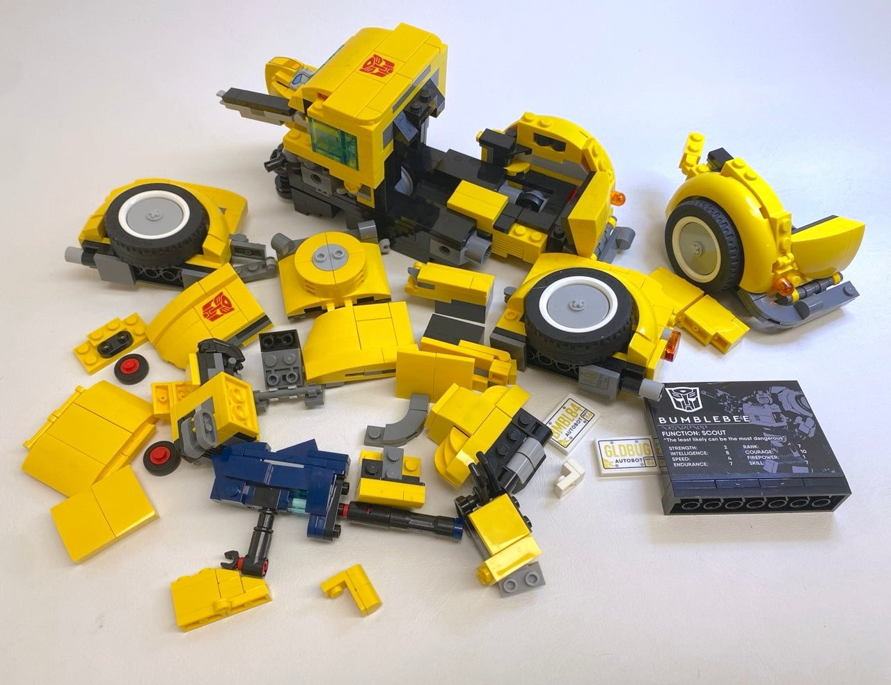 LEGO Transformers Bumblebee Set #10338 (Incomplete)