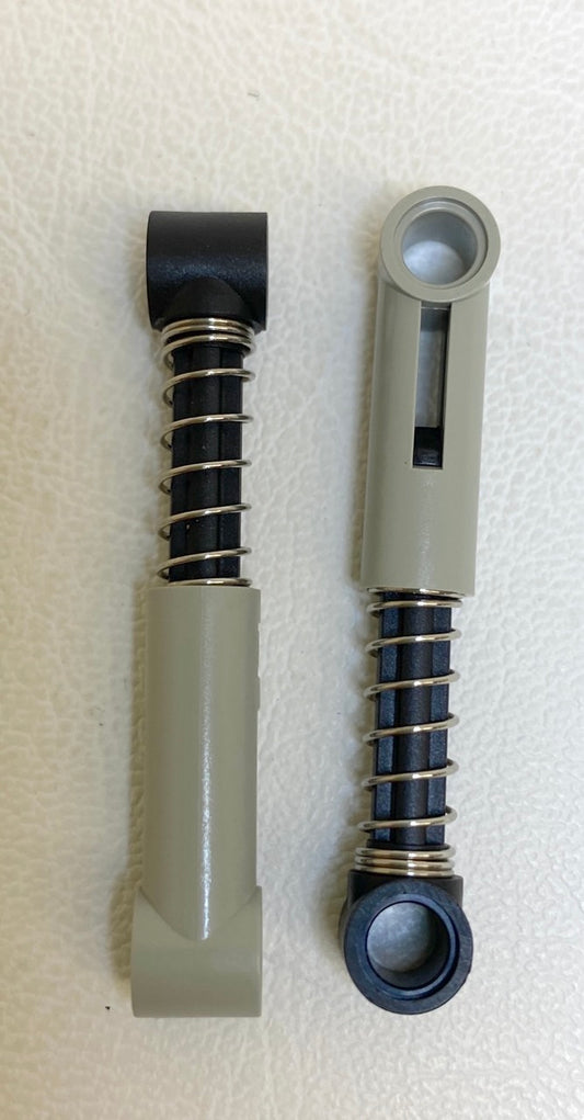 LEGO Technic Shock Absorber 6.5L Pack of 2 Light Grey (Old Shade)