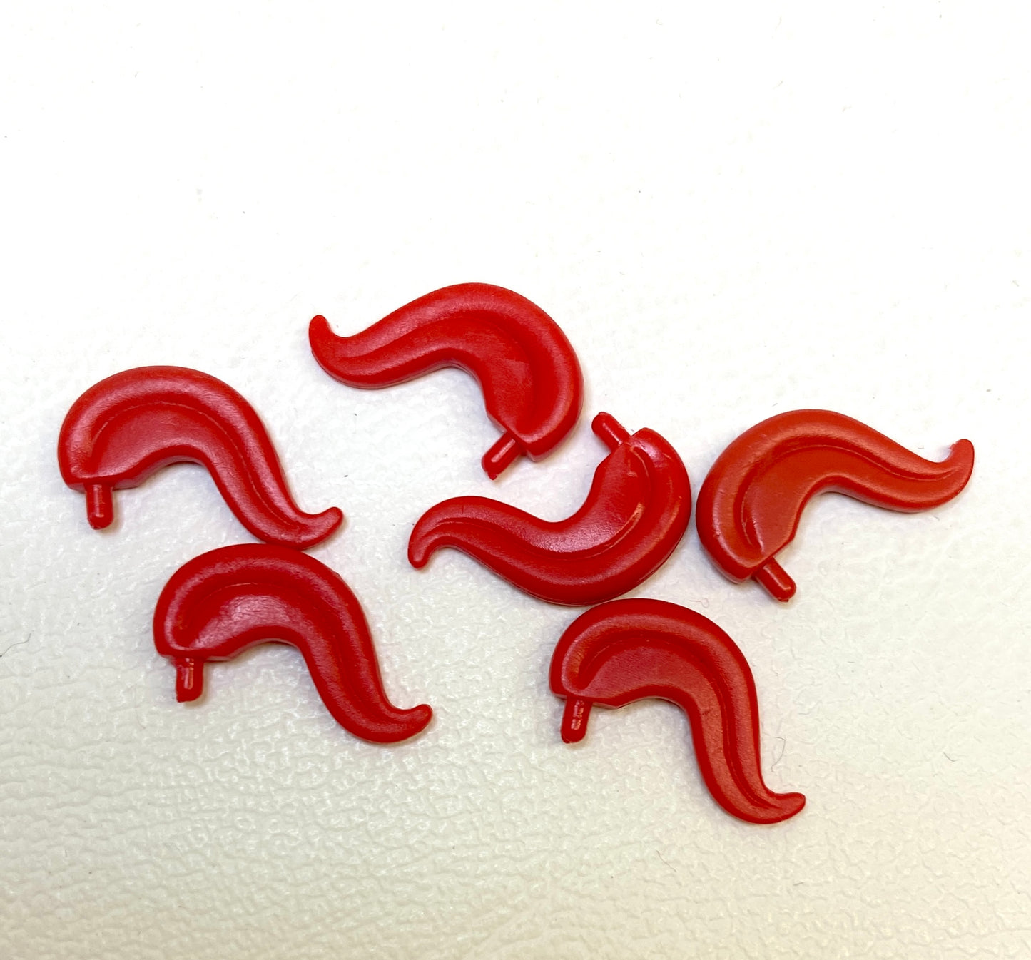 LEGO Castle Vintage Large Red Plume Feather Pack of 6