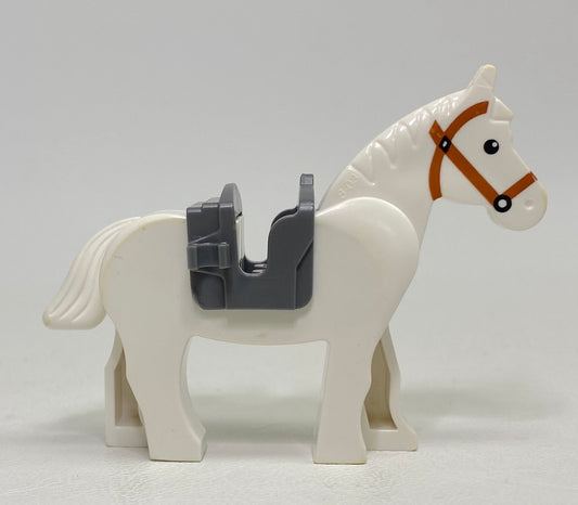 LEGO Animal Horse With Dark Bluish Grey 2 Clip Saddle
