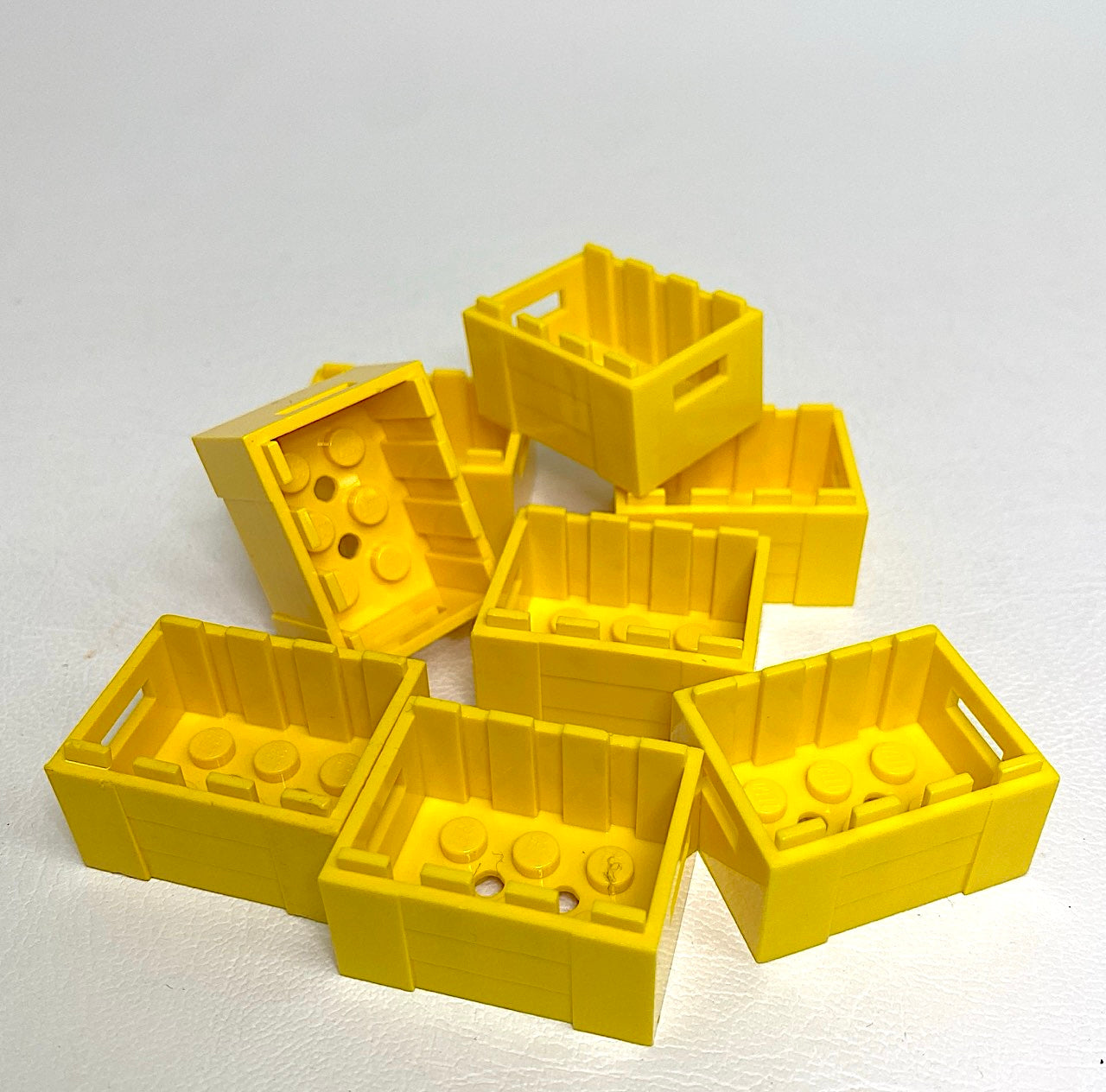 LEGO Yellow Crate 3x4x1-2/3 Pack of 8