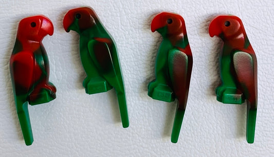 LEGO Animals Fun Pack Parrots Marbled Red / Green
