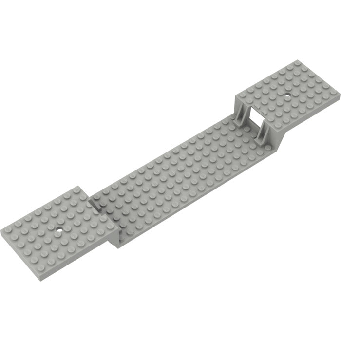 LEGO Train Base 6x34 Split Level Light Bluish Grey