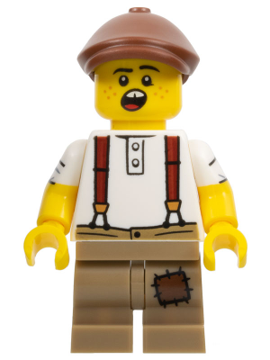 LEGO Newspaper Kid Minifigure