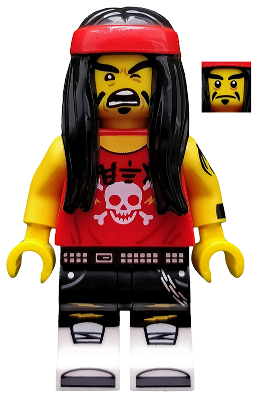 LEGO Ninjago Movie Gong and Guitar Rocker Minifigure