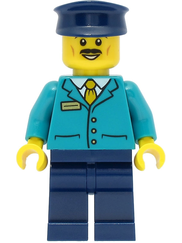 LEGO City / Trains Train Driver Minifigure