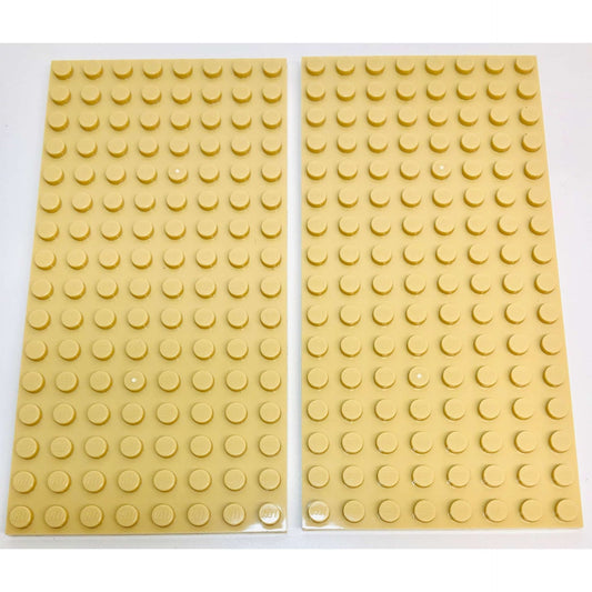 lego-plate-8×16-pack-of-2-tan-brickresales-pty-ltd-906-1-scaled