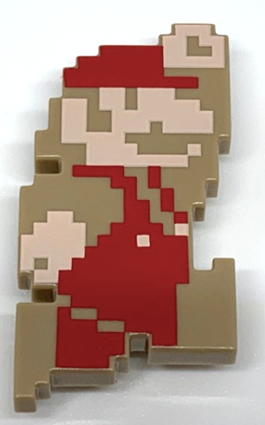 LEGO Super Mario Pixellated Minifigure