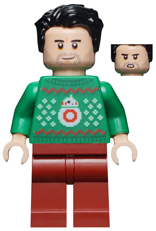 LEGO Star Wars Poe Dameron Minifigure Holiday / Christmas Sweater